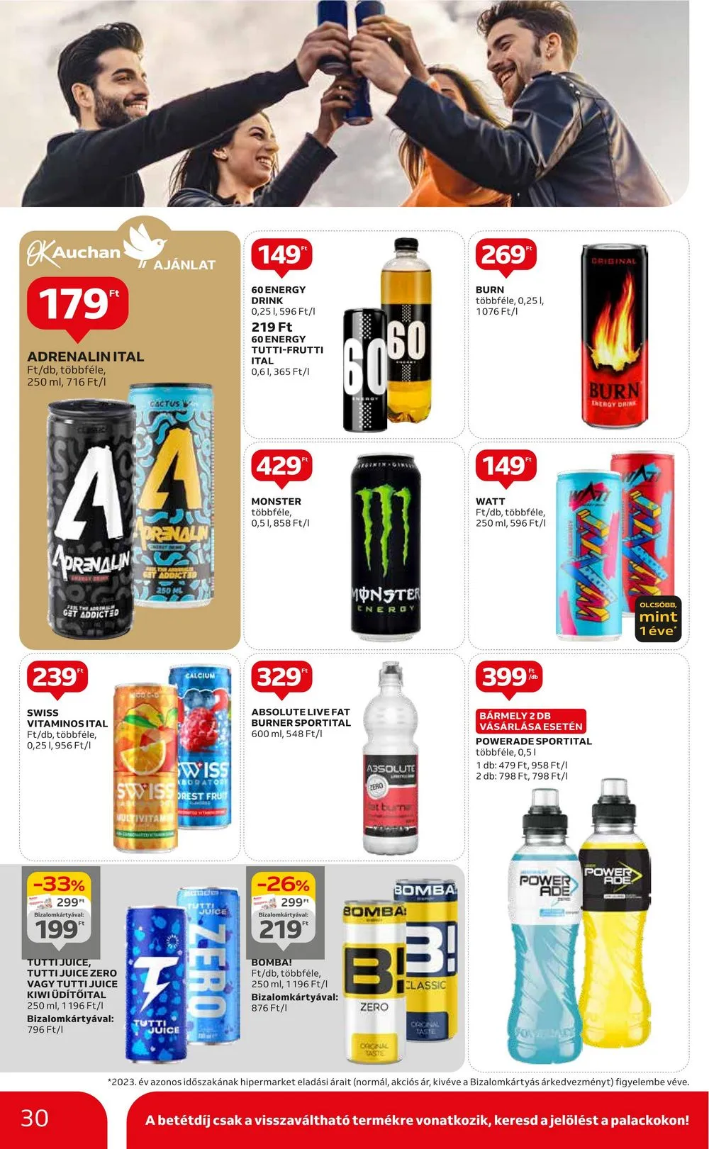 Auchan akciós újság Hipermarket 07.04–07.10 – 30. oldal