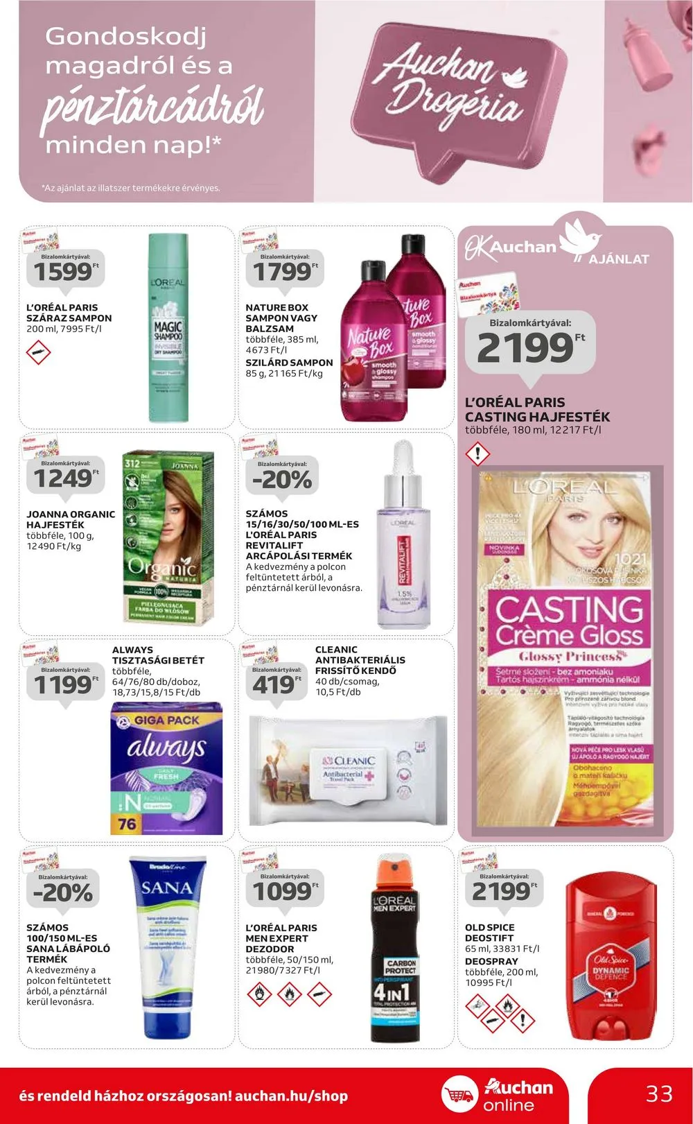 Auchan akciós újság Hipermarket 07.04–07.10 – 33. oldal