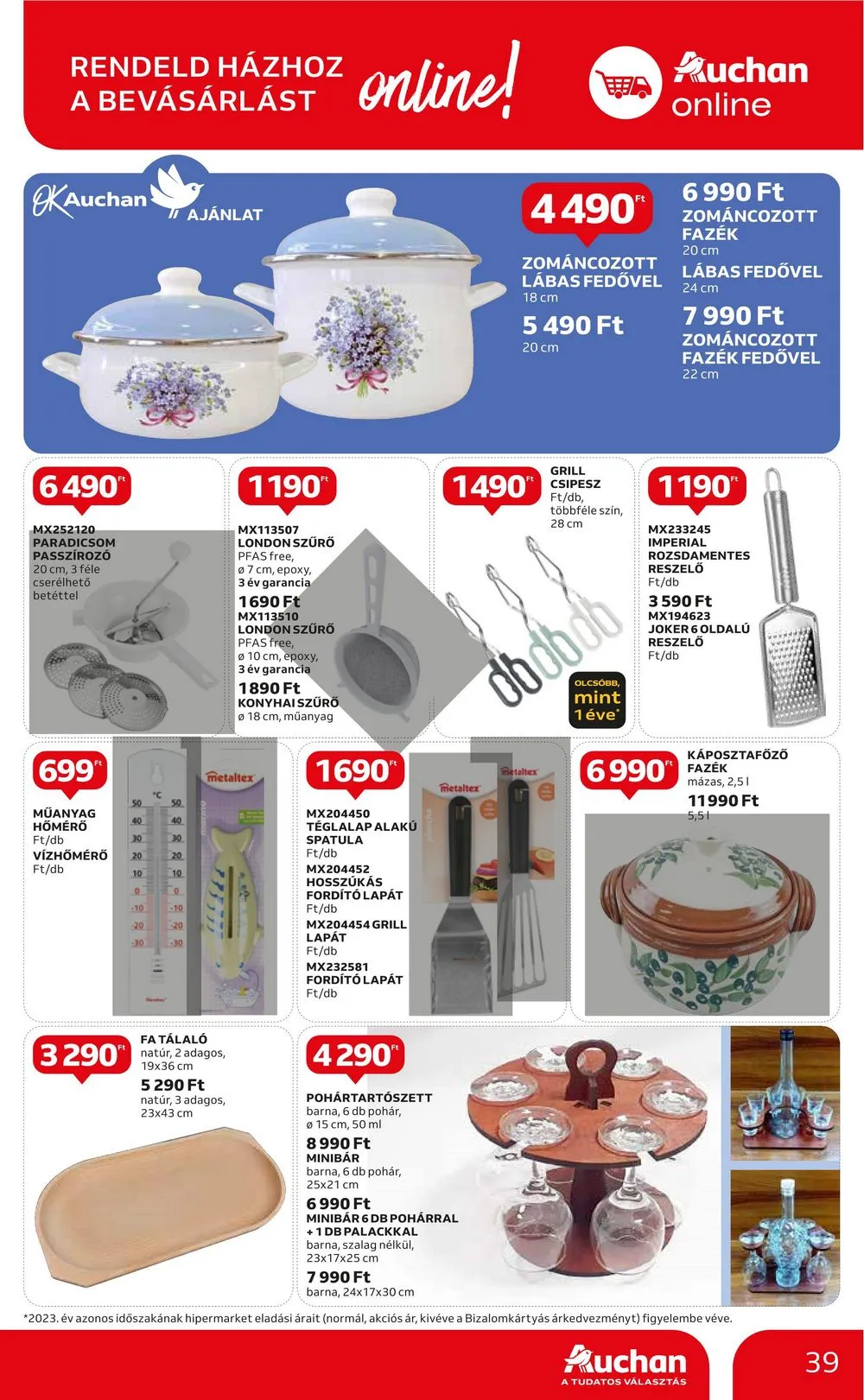 Auchan akciós újság Hipermarket 07.04–07.10 – 39. oldal