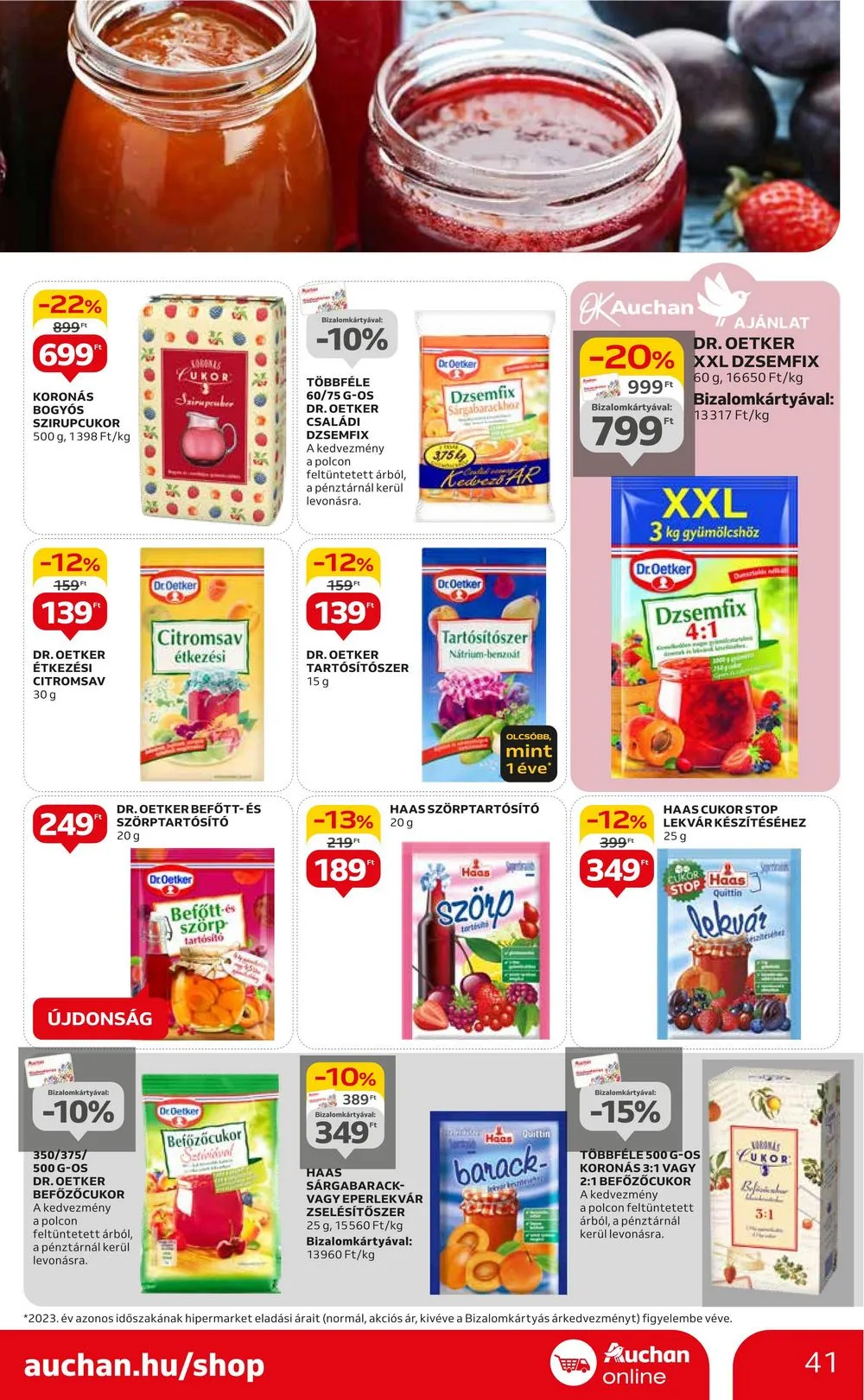 Auchan akciós újság Hipermarket 07.04–07.10 – 41. oldal