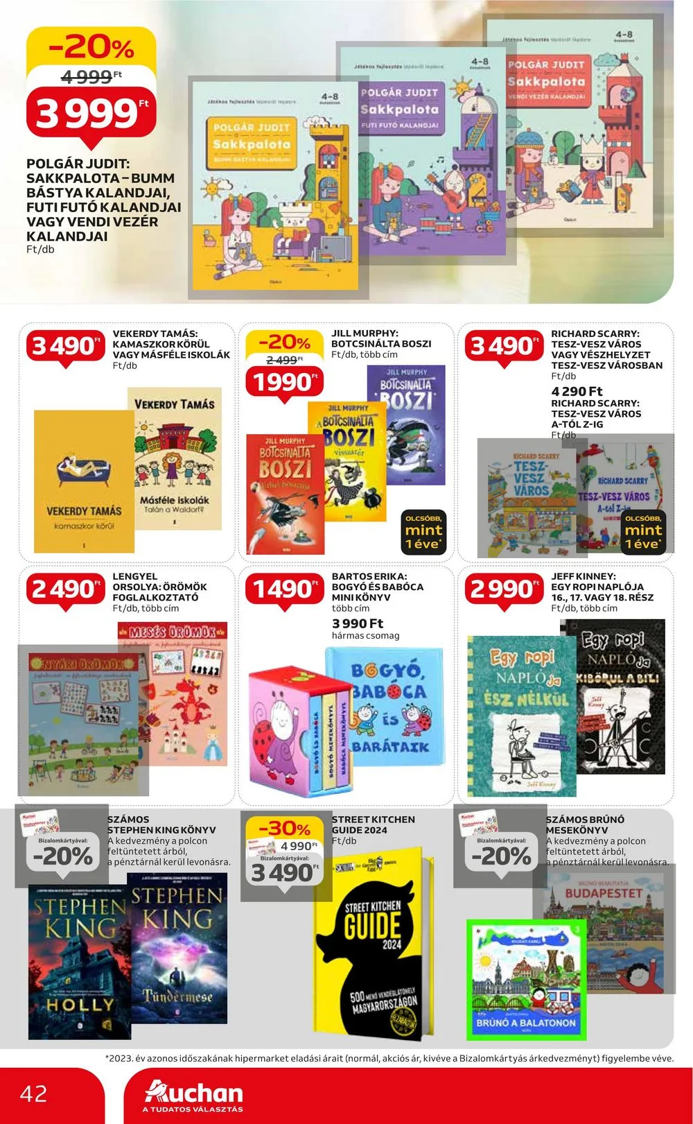 Auchan akciós újság Hipermarket 07.04–07.10 – 42. oldal