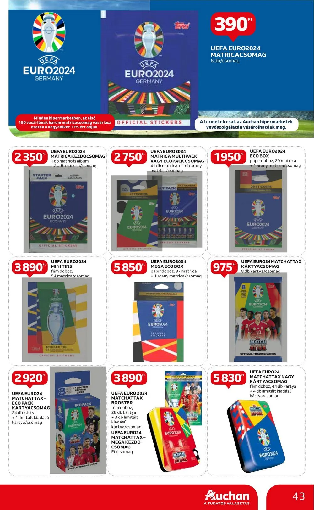 Auchan akciós újság Hipermarket 07.04–07.10 – 43. oldal