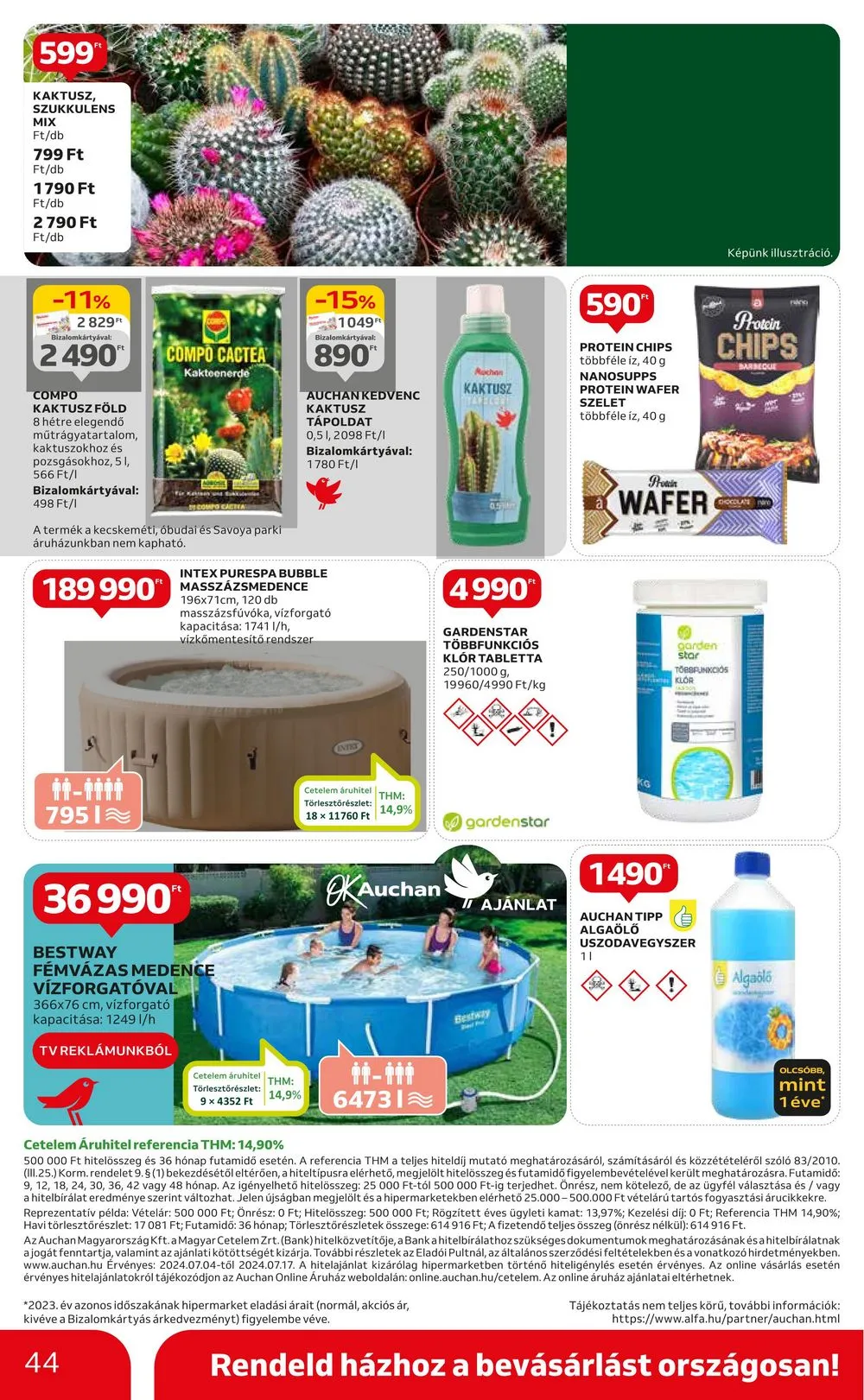 Auchan akciós újság Hipermarket 07.04–07.10 – 44. oldal