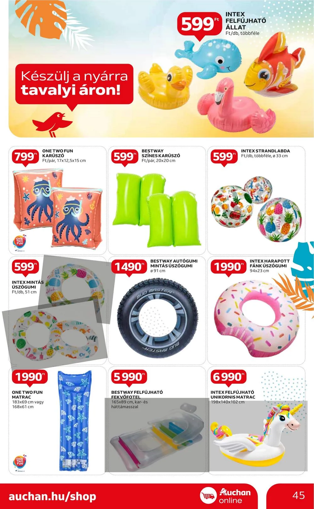 Auchan akciós újság Hipermarket 07.04–07.10 – 45. oldal