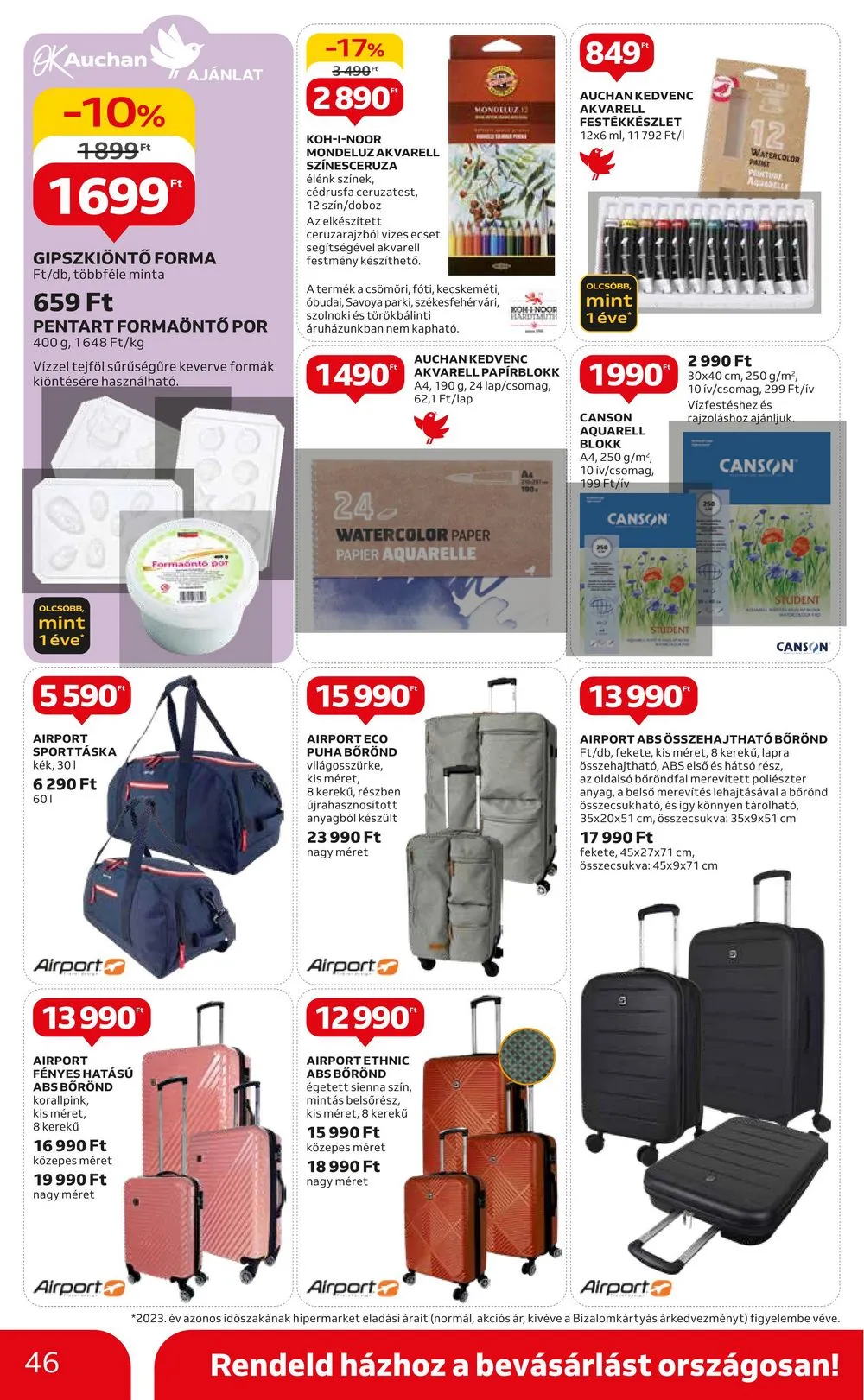 Auchan akciós újság Hipermarket 07.04–07.10 – 46. oldal