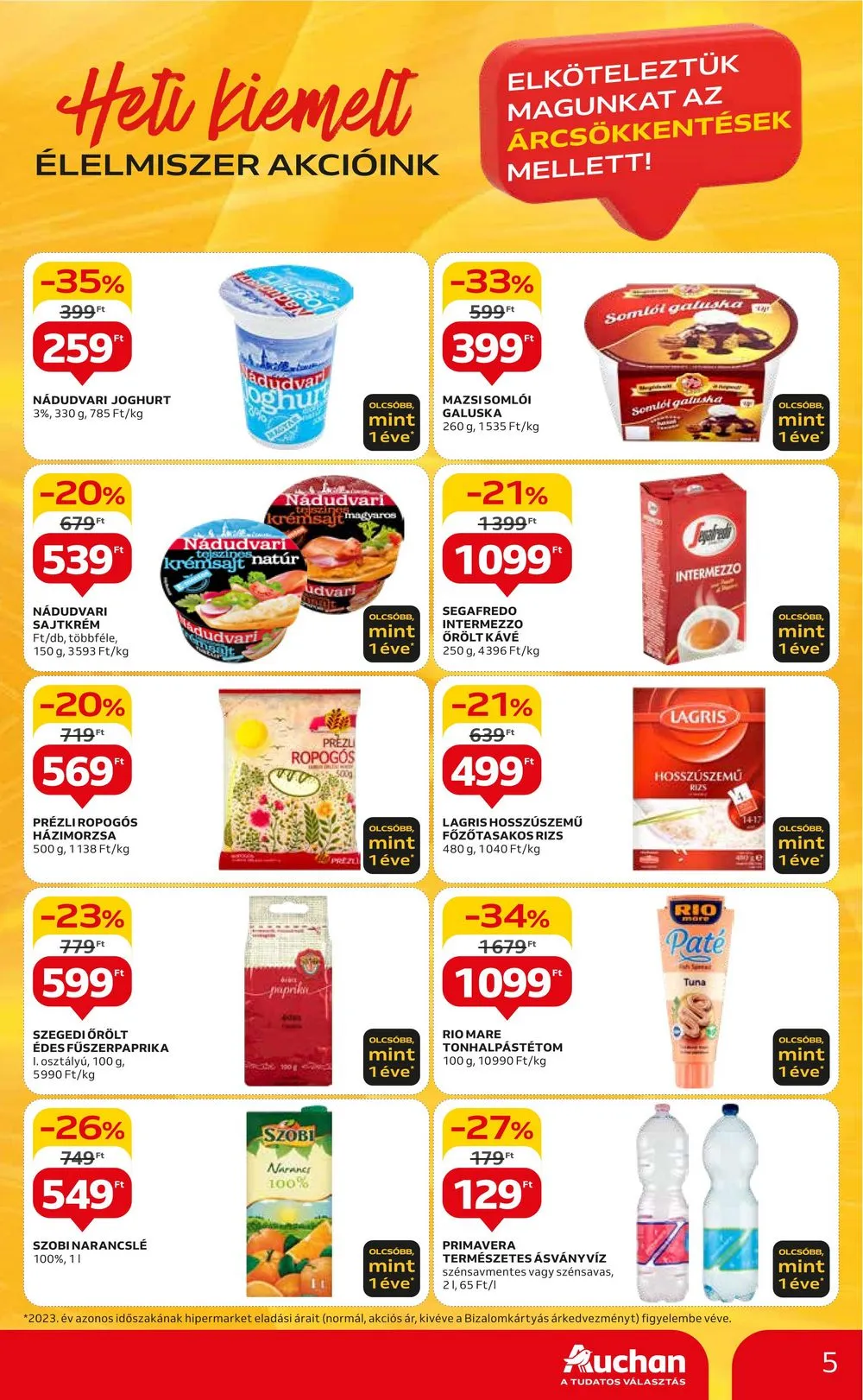 Auchan akciós újság Hipermarket 07.04–07.10 – 5. oldal