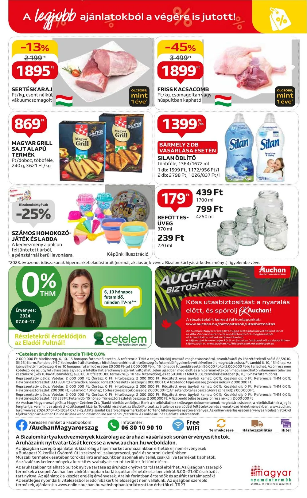 Auchan akciós újság Hipermarket 07.04–07.10 – 50. oldal