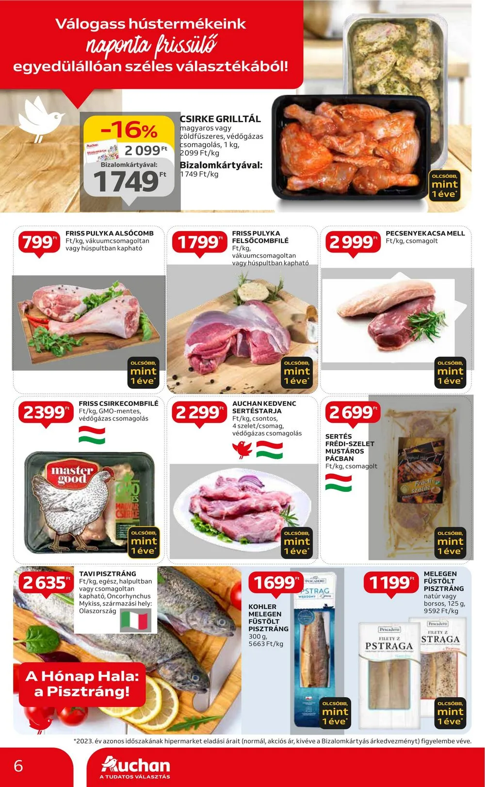 Auchan akciós újság Hipermarket 07.04–07.10 – 6. oldal