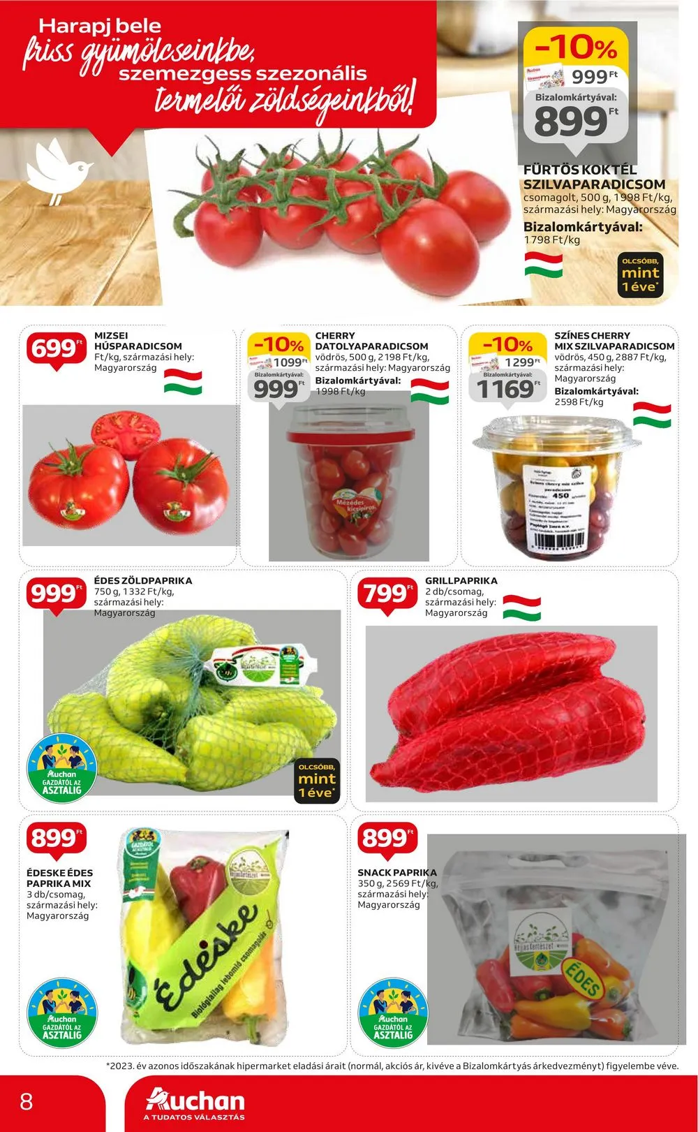 Auchan akciós újság Hipermarket 07.04–07.10 – 8. oldal