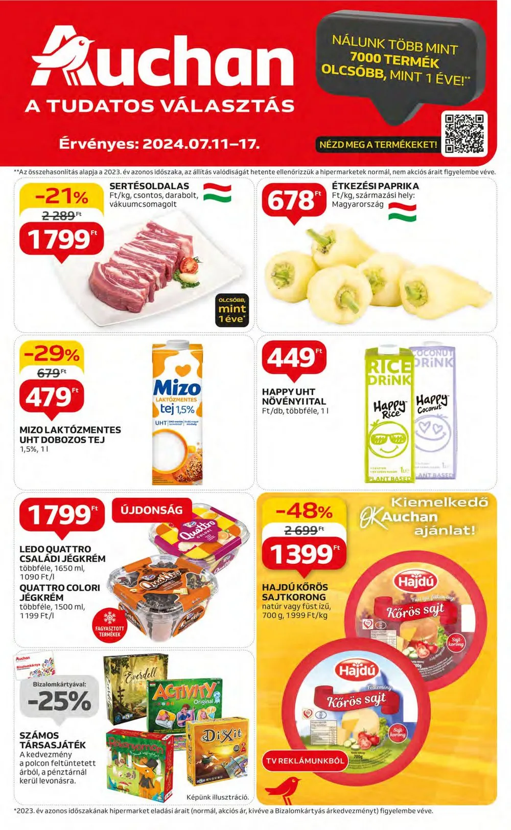 Auchan akciós újság Hipermarket 07.11–07.17