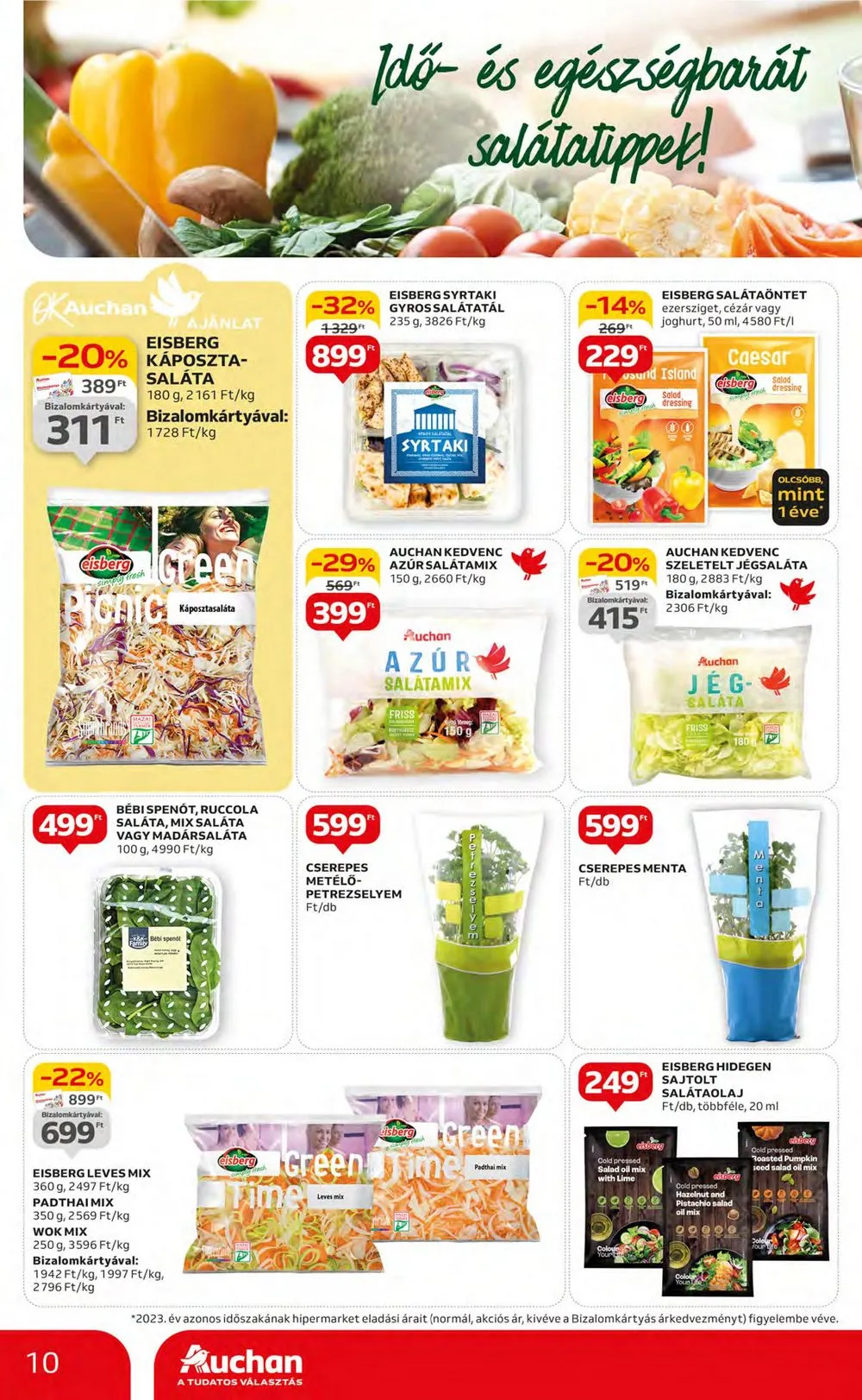 Auchan akciós újság Hipermarket 07.11–07.17 – 10. oldal