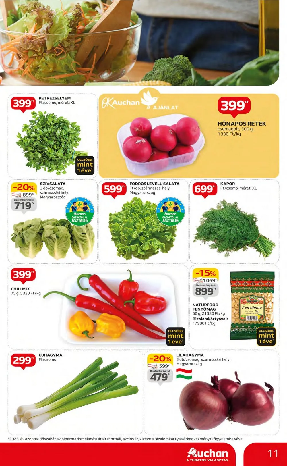 Auchan akciós újság Hipermarket 07.11–07.17 – 11. oldal
