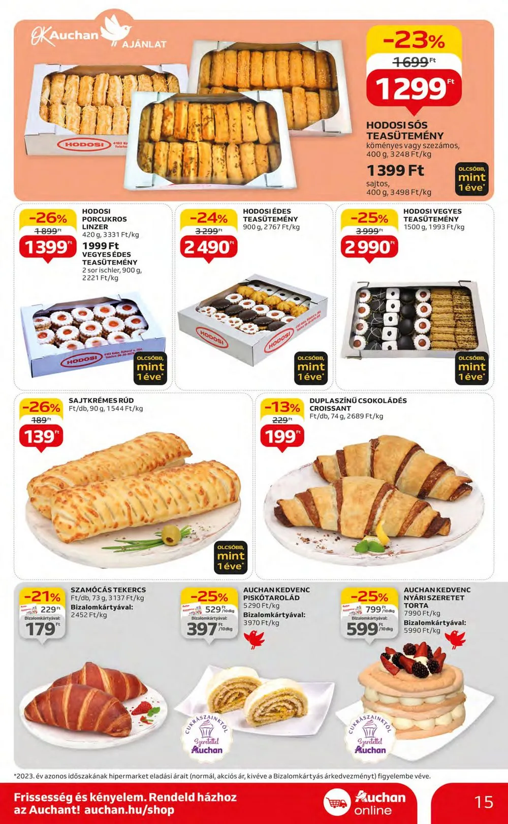 Auchan akciós újság Hipermarket 07.11–07.17 – 15. oldal