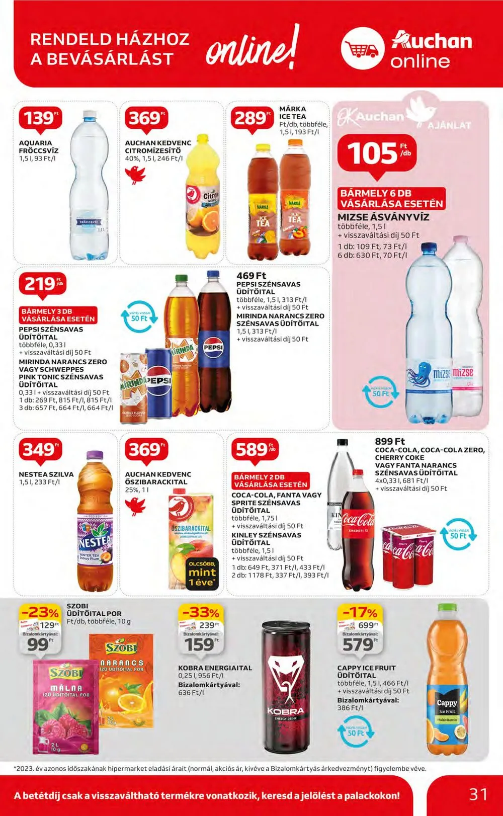 Auchan akciós újság Hipermarket 07.11–07.17 – 31. oldal