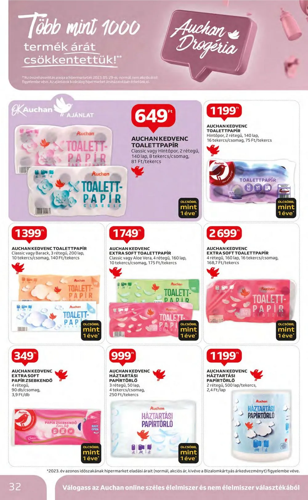 Auchan akciós újság Hipermarket 07.11–07.17 – 32. oldal