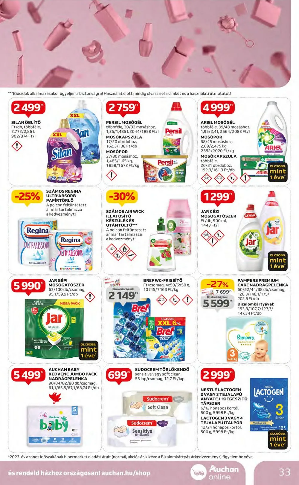 Auchan akciós újság Hipermarket 07.11–07.17 – 33. oldal