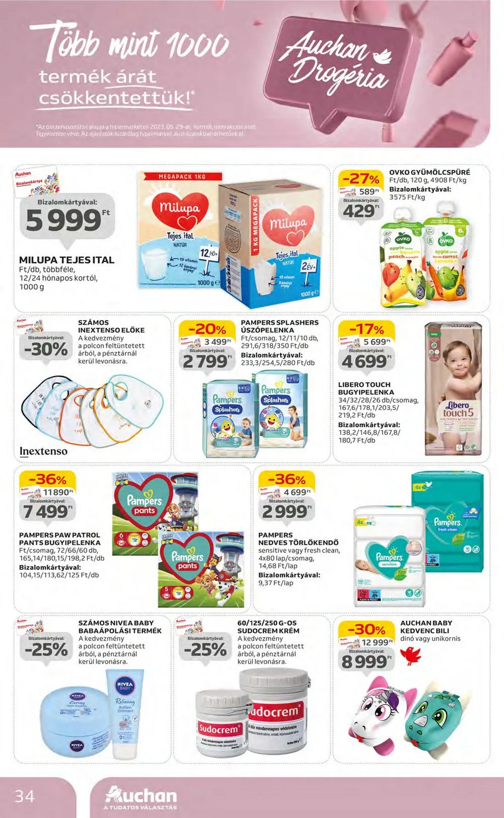 Auchan akciós újság Hipermarket 07.11–07.17 – 34. oldal