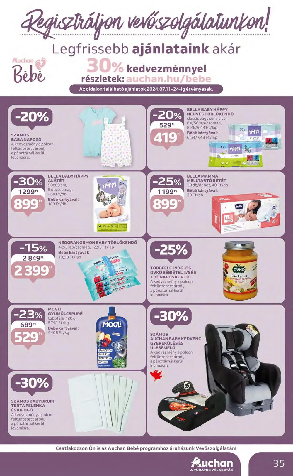 Auchan akciós újság Hipermarket 07.11–07.17 – 35. oldal