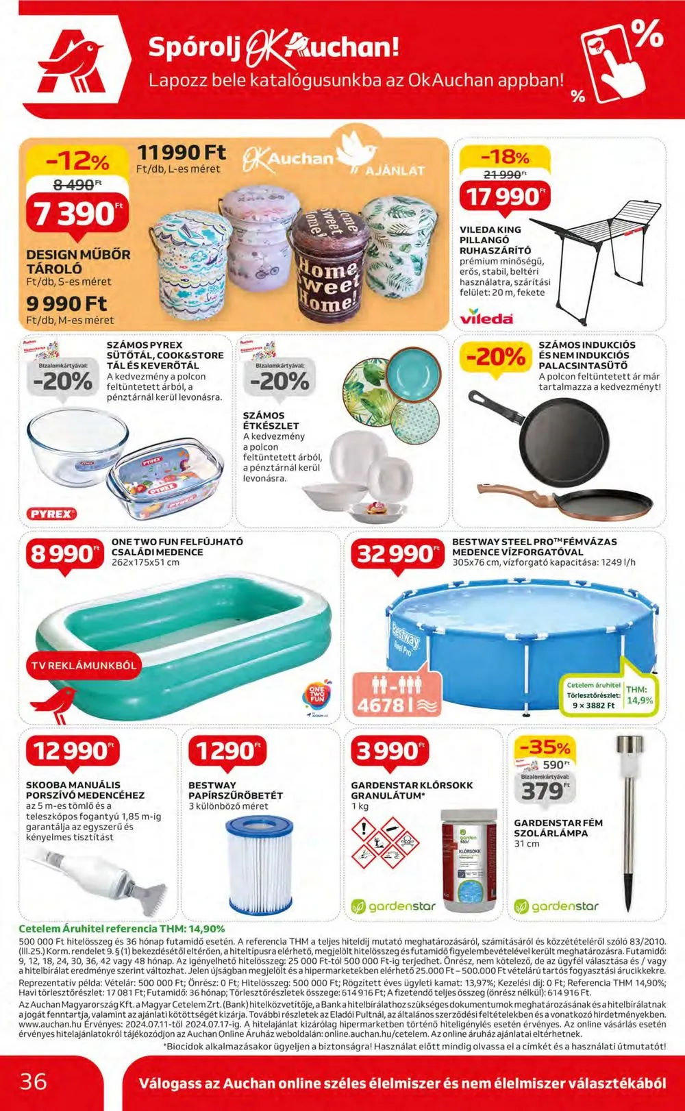 Auchan akciós újság Hipermarket 07.11–07.17 – 36. oldal