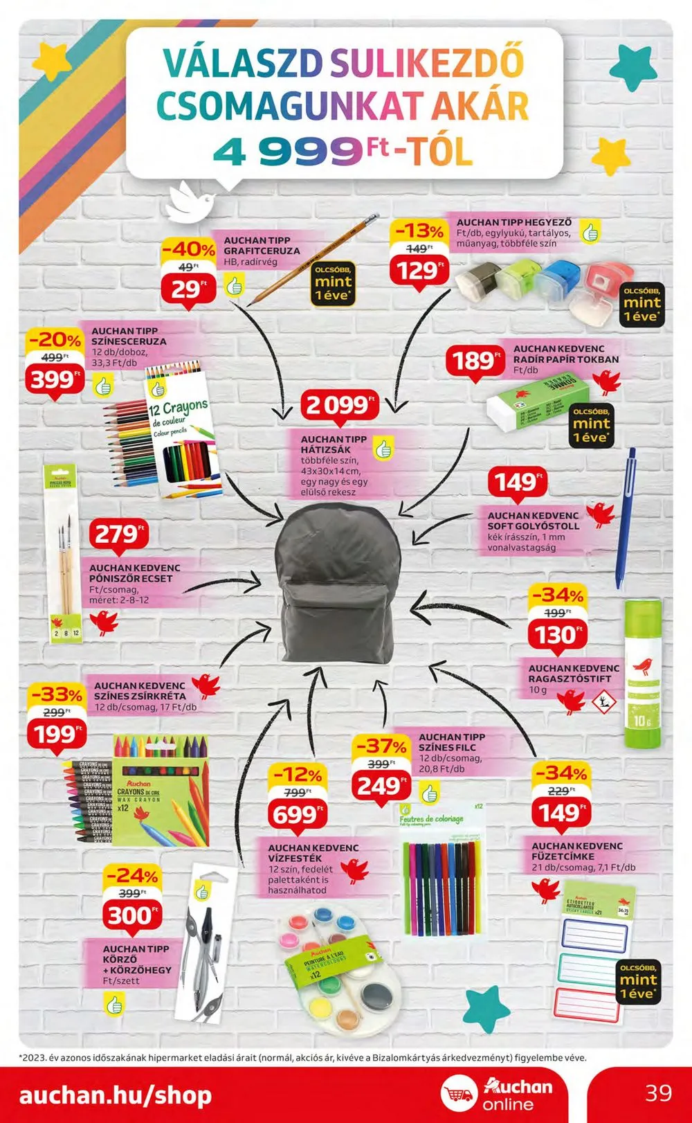 Auchan akciós újság Hipermarket 07.11–07.17 – 39. oldal
