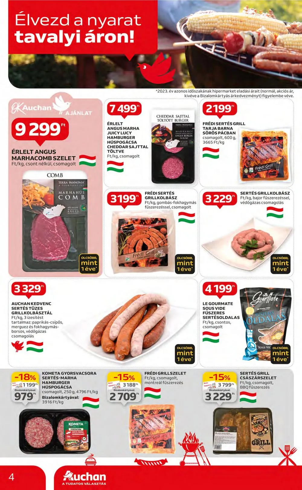 Auchan akciós újság Hipermarket 07.11–07.17 – 4. oldal