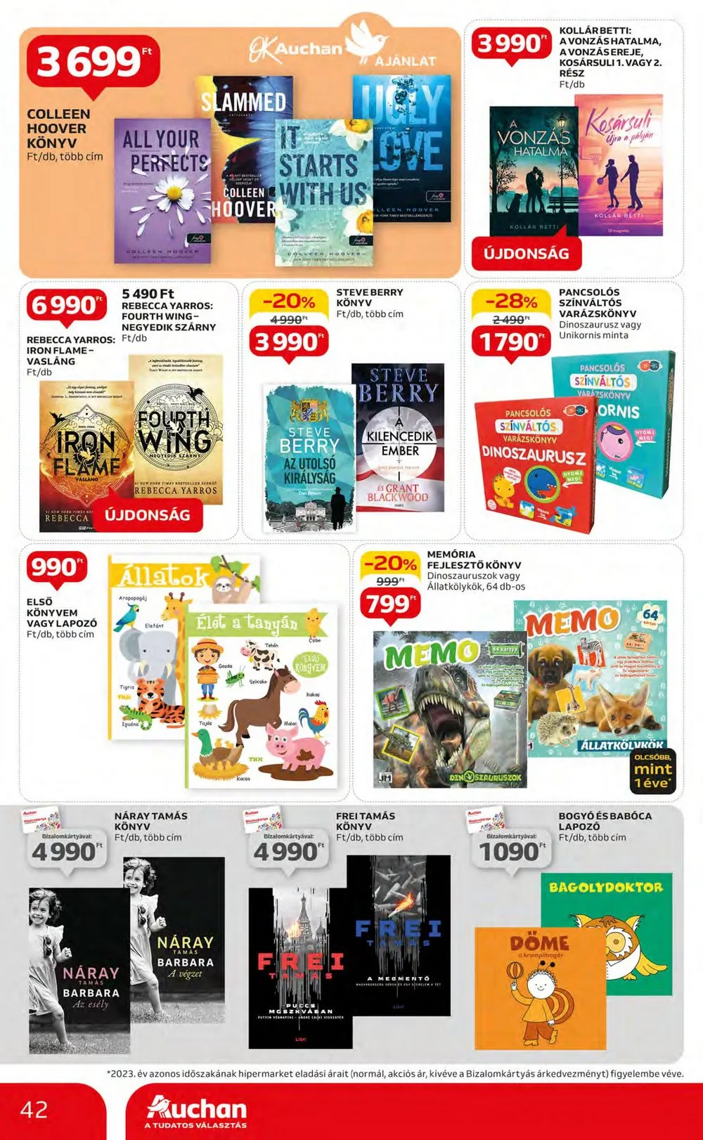 Auchan akciós újság Hipermarket 07.11–07.17 – 42. oldal