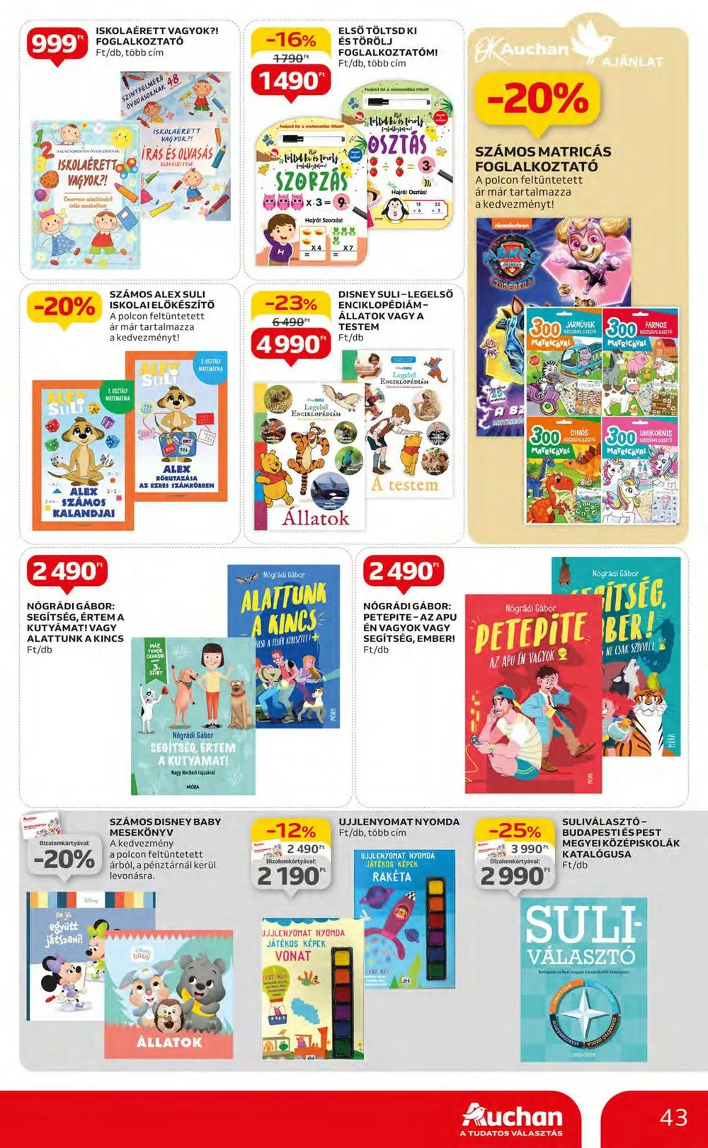 Auchan akciós újság Hipermarket 07.11–07.17 – 43. oldal