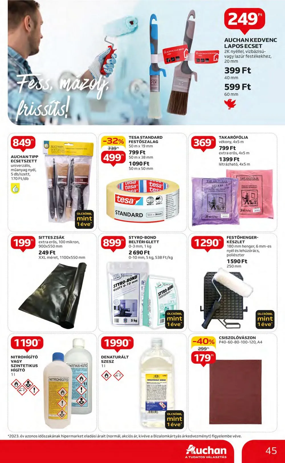 Auchan akciós újság Hipermarket 07.11–07.17 – 45. oldal