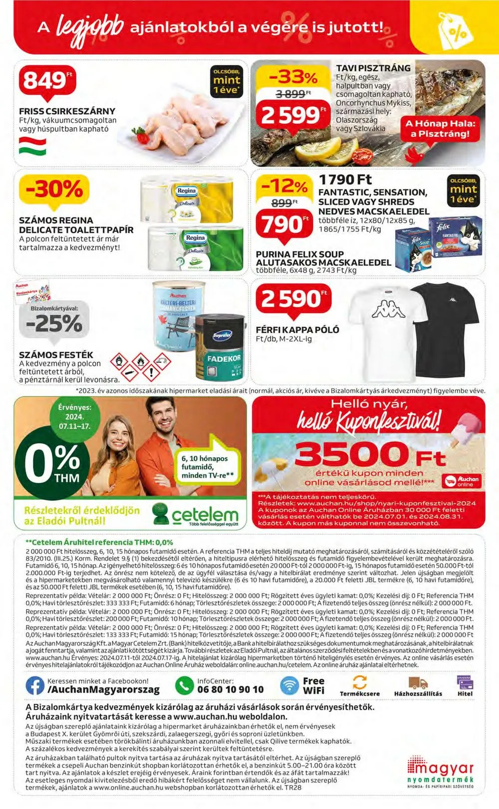Auchan akciós újság Hipermarket 07.11–07.17 – 46. oldal