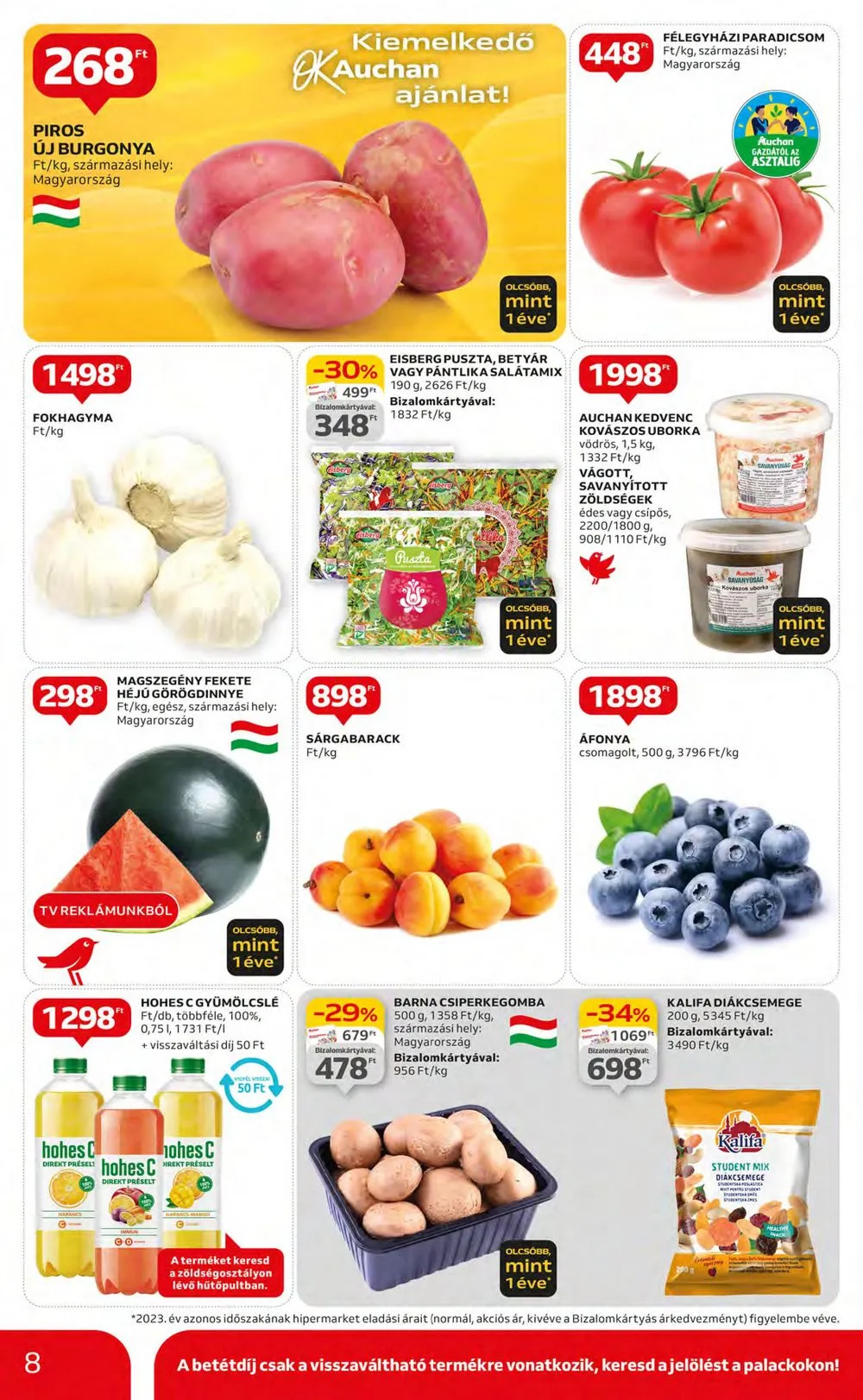 Auchan akciós újság Hipermarket 07.11–07.17 – 8. oldal