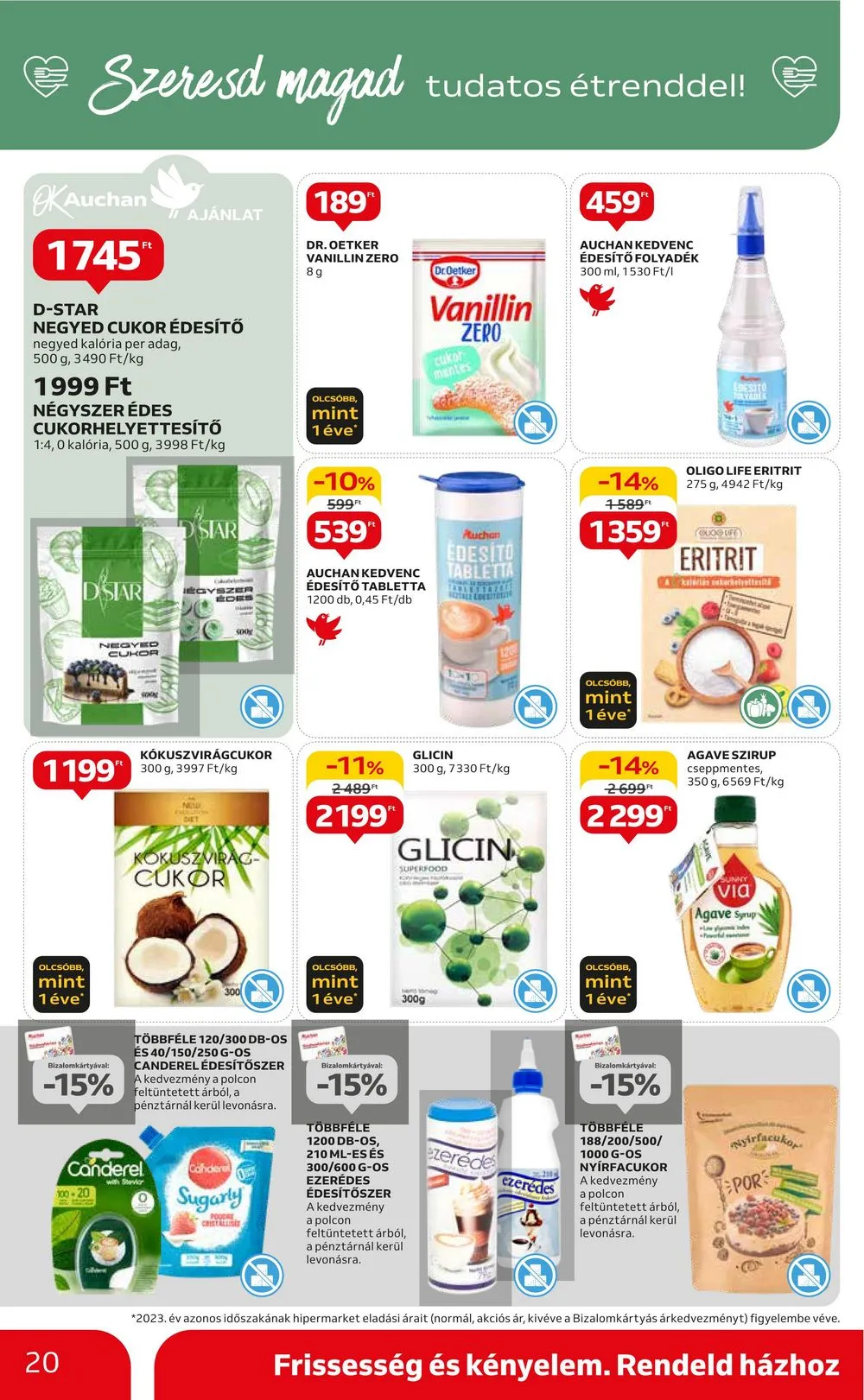 Auchan akciós újság Hipermarket 07.18–07.24 – 20. oldal