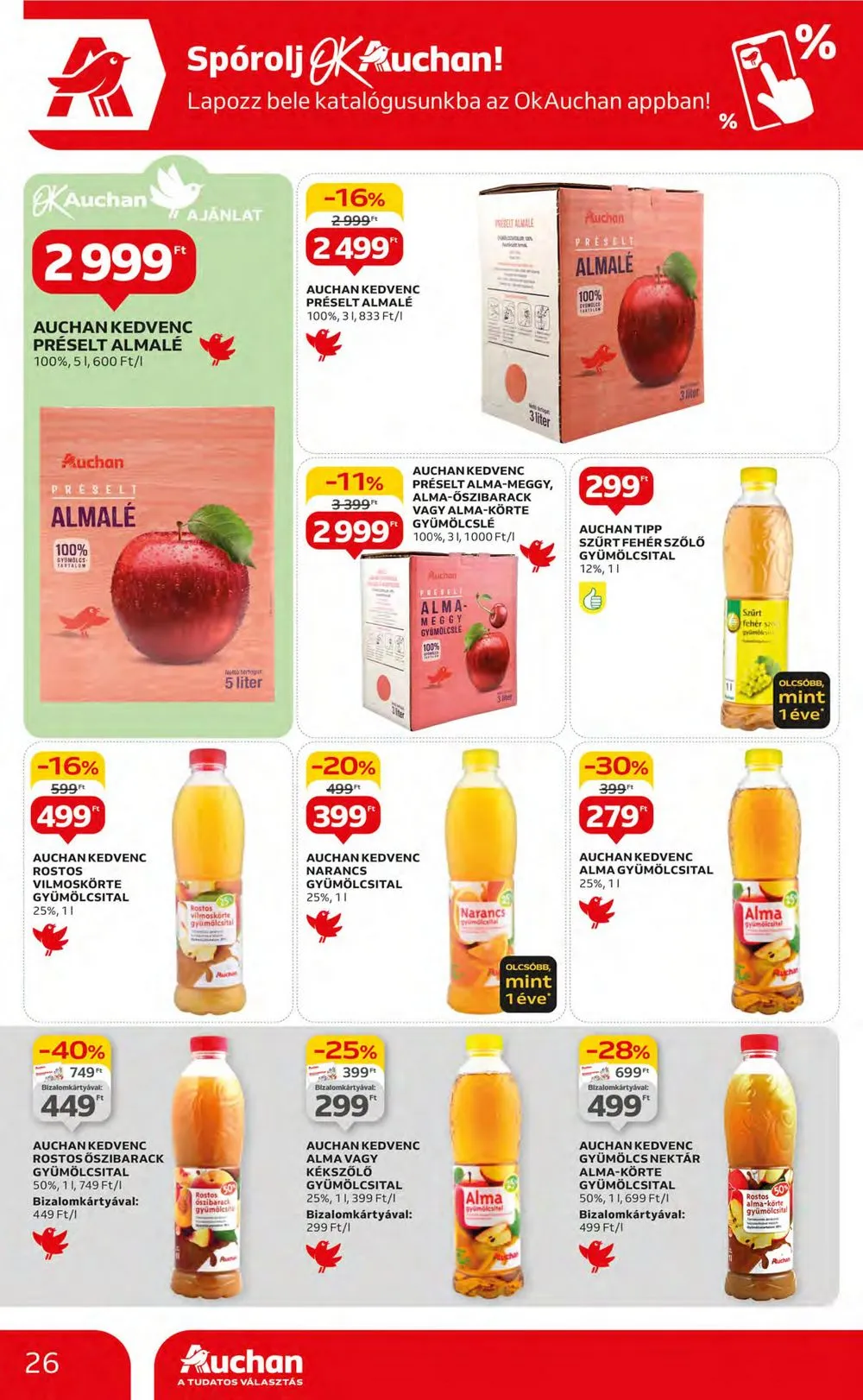 Auchan akciós újság Hipermarket 07.18–07.24 – 26. oldal