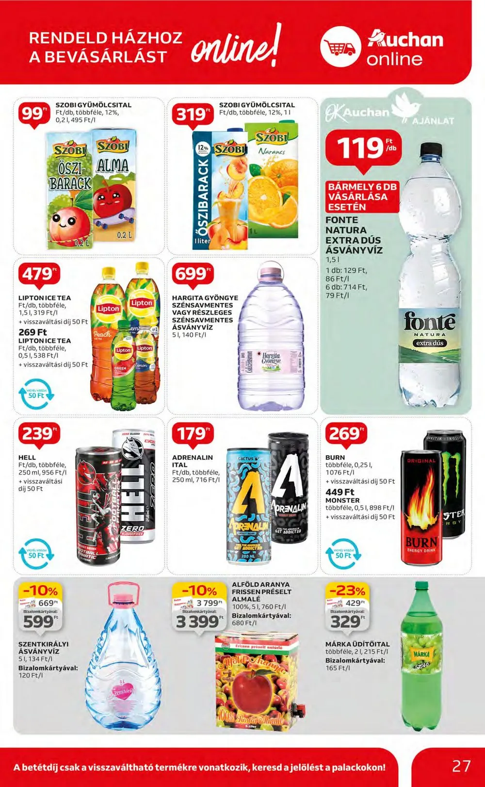 Auchan akciós újság Hipermarket 07.18–07.24 – 27. oldal