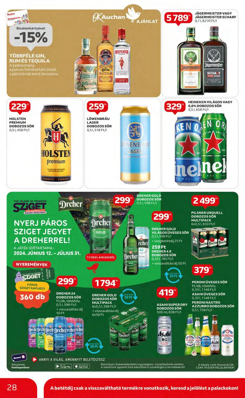 Auchan akciós újság Hipermarket 07.18–07.24 – 28. oldal