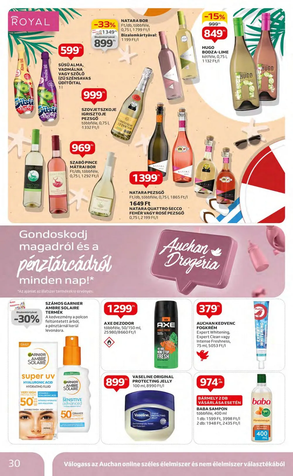 Auchan akciós újság Hipermarket 07.18–07.24 – 30. oldal