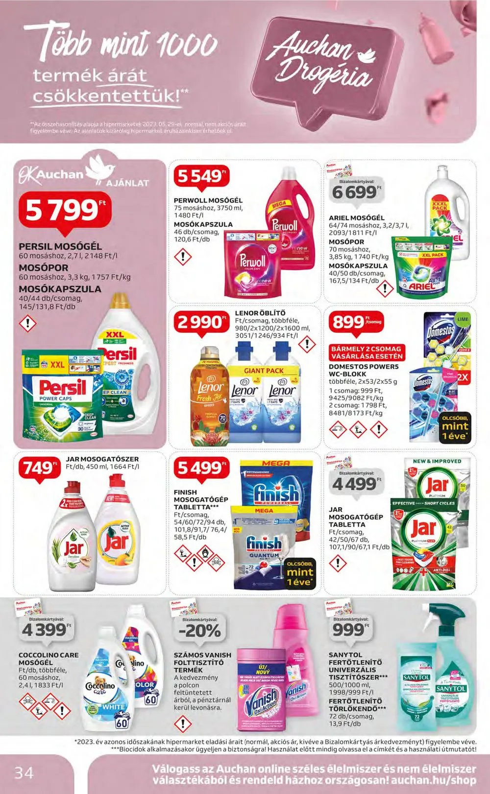 Auchan akciós újság Hipermarket 07.18–07.24 – 34. oldal
