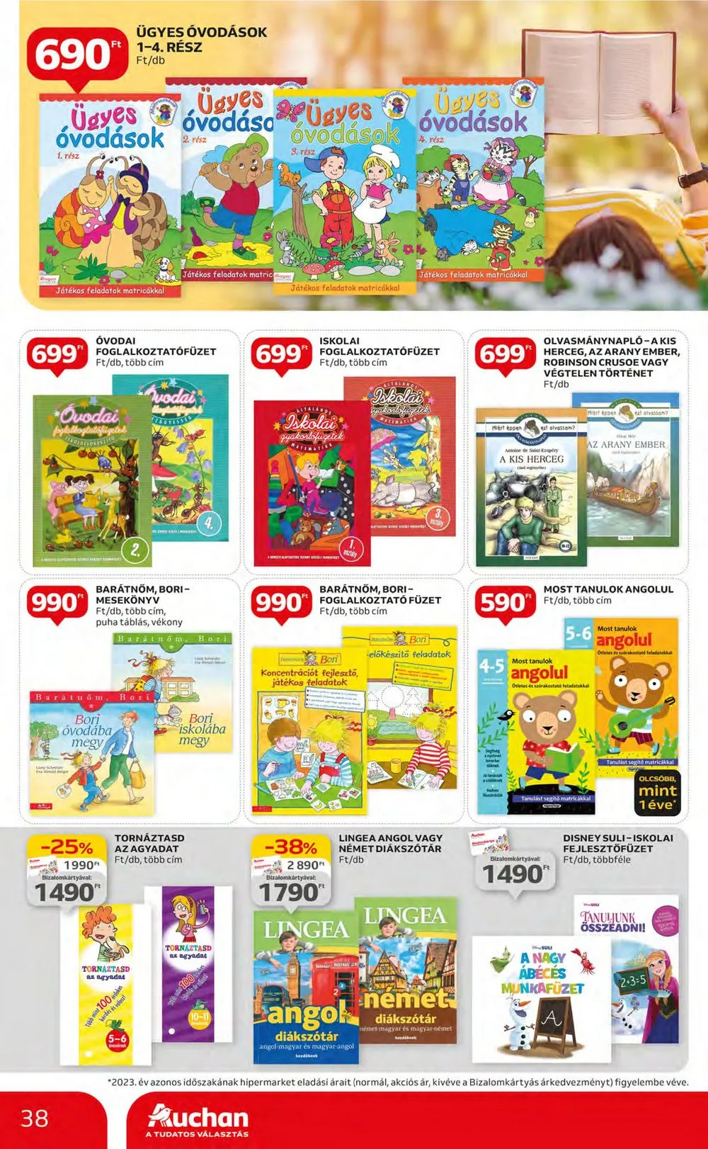 Auchan akciós újság Hipermarket 07.18–07.24 – 38. oldal