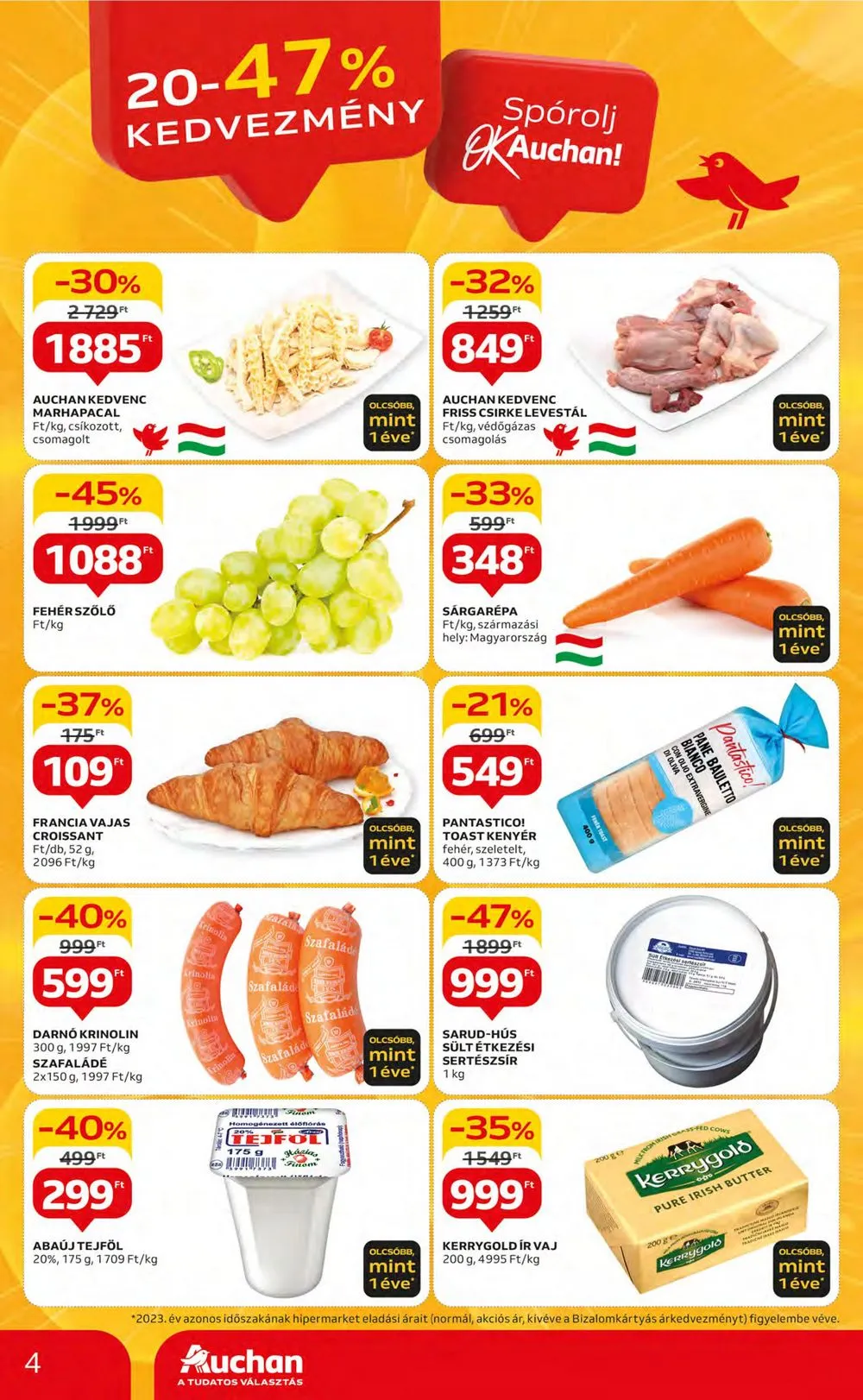 Auchan akciós újság Hipermarket 07.18–07.24 – 4. oldal