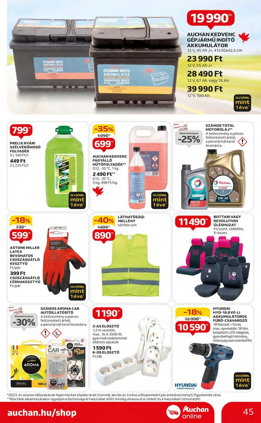 Auchan akciós újság Hipermarket 07.18–07.24 – 45. oldal