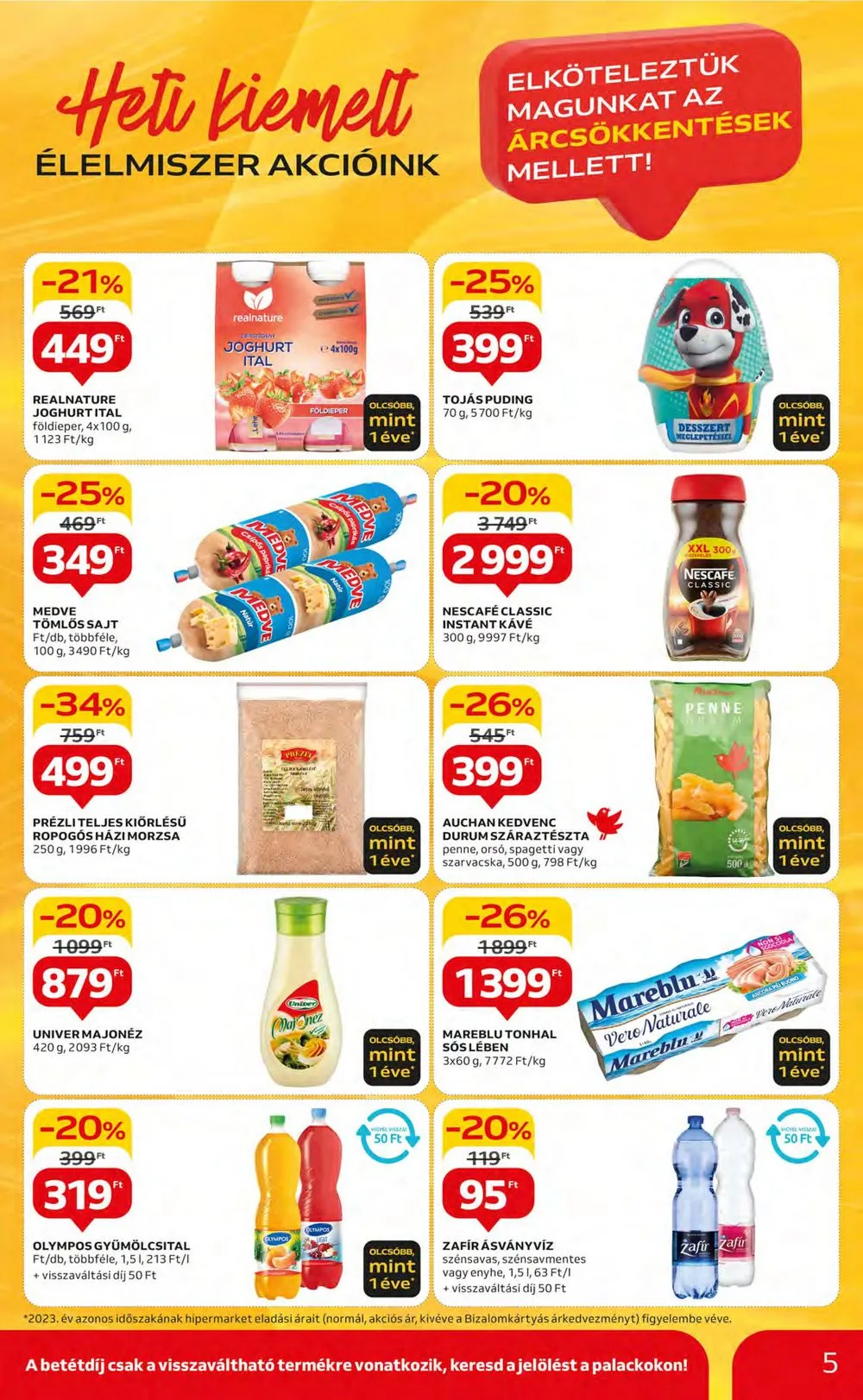Auchan akciós újság Hipermarket 07.18–07.24 – 5. oldal