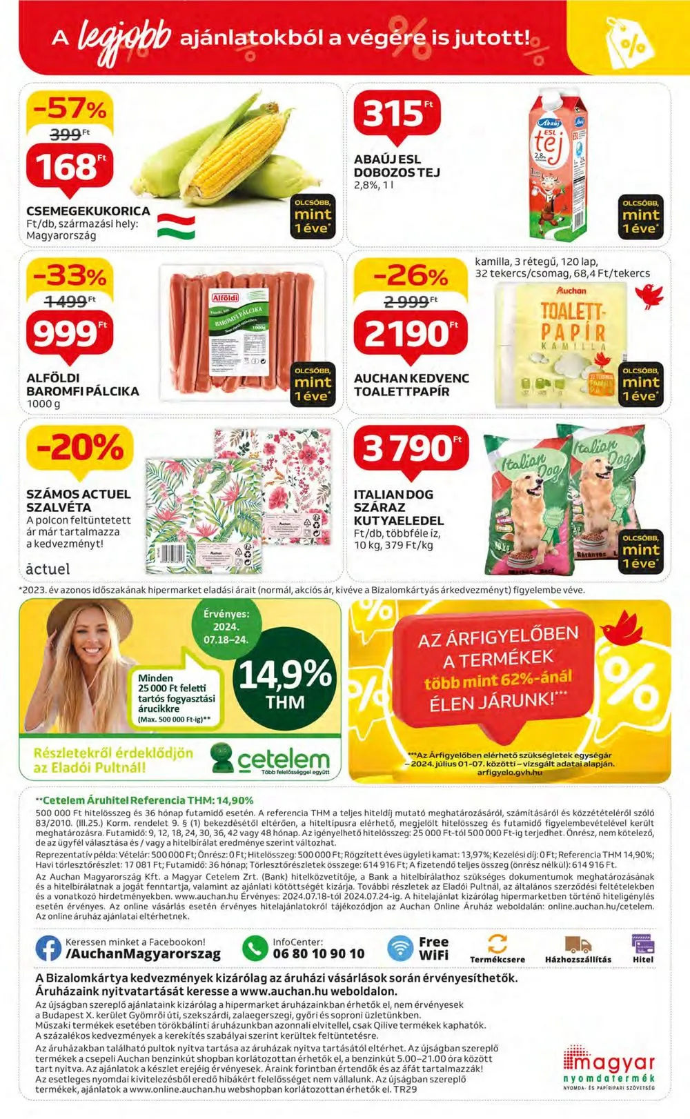 Auchan akciós újság Hipermarket 07.18–07.24 – 54. oldal