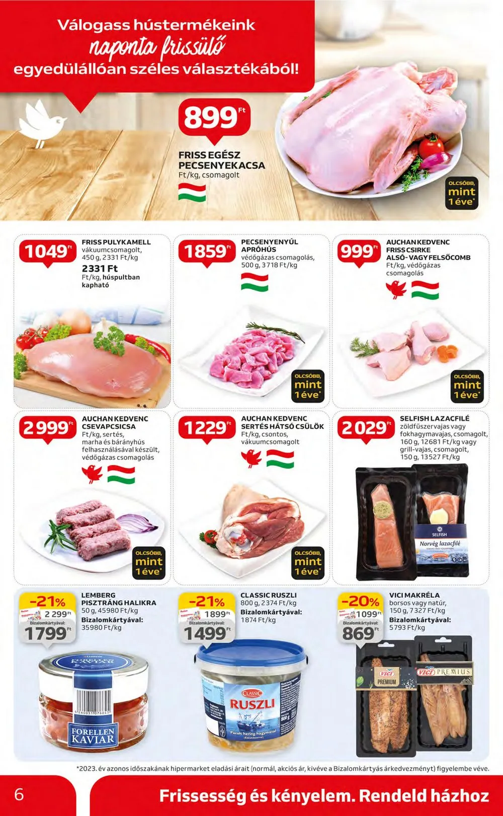 Auchan akciós újság Hipermarket 07.18–07.24 – 6. oldal