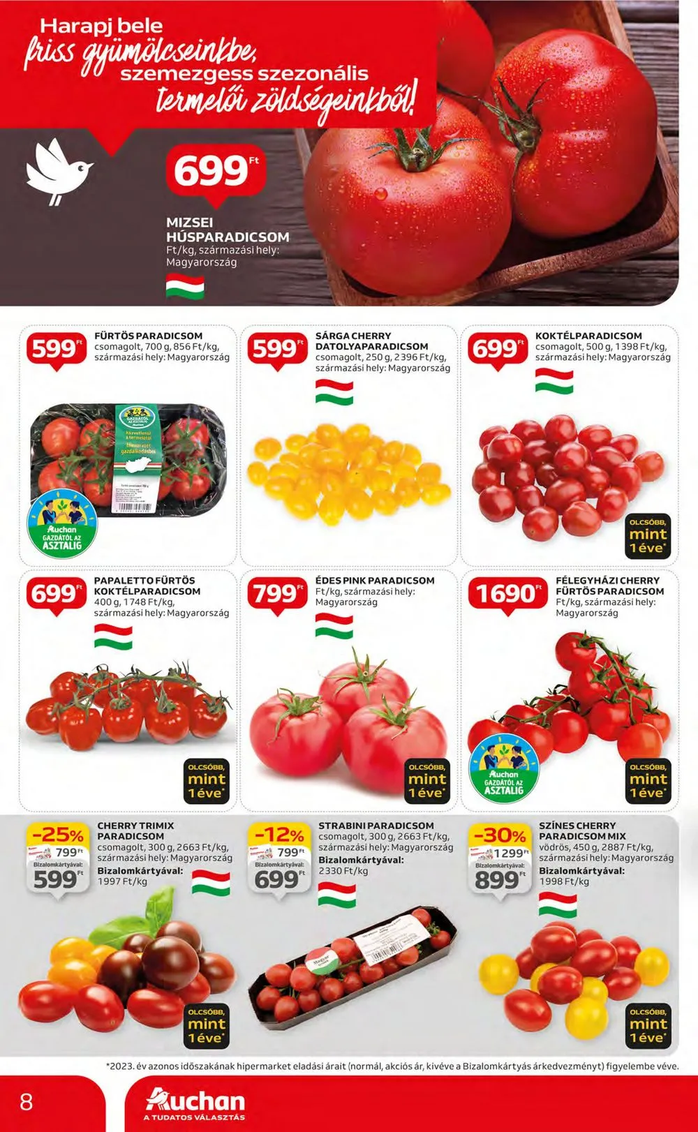 Auchan akciós újság Hipermarket 07.18–07.24 – 8. oldal
