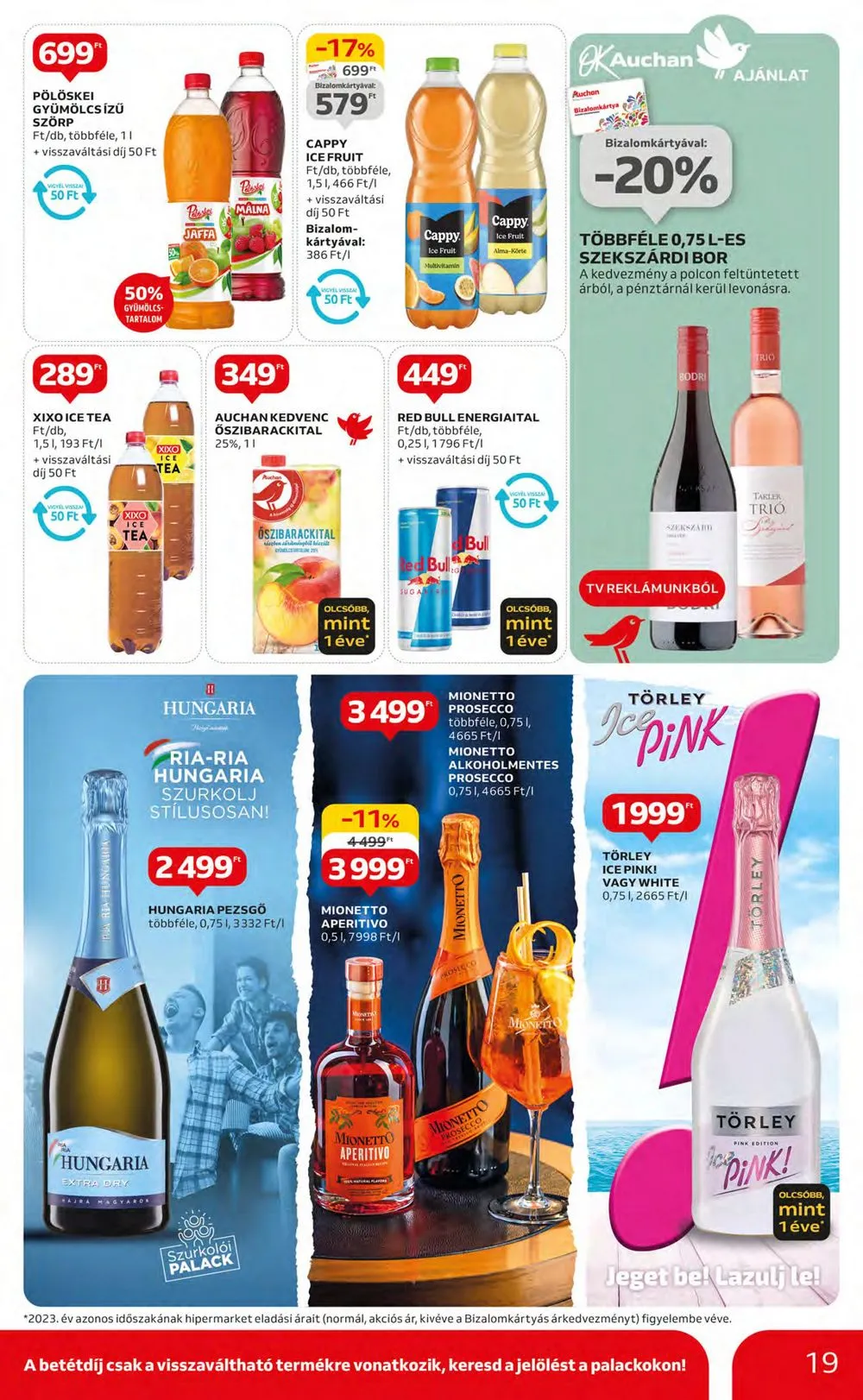 Auchan akciós újság Hipermarket 07.25–07.31 – 19. oldal