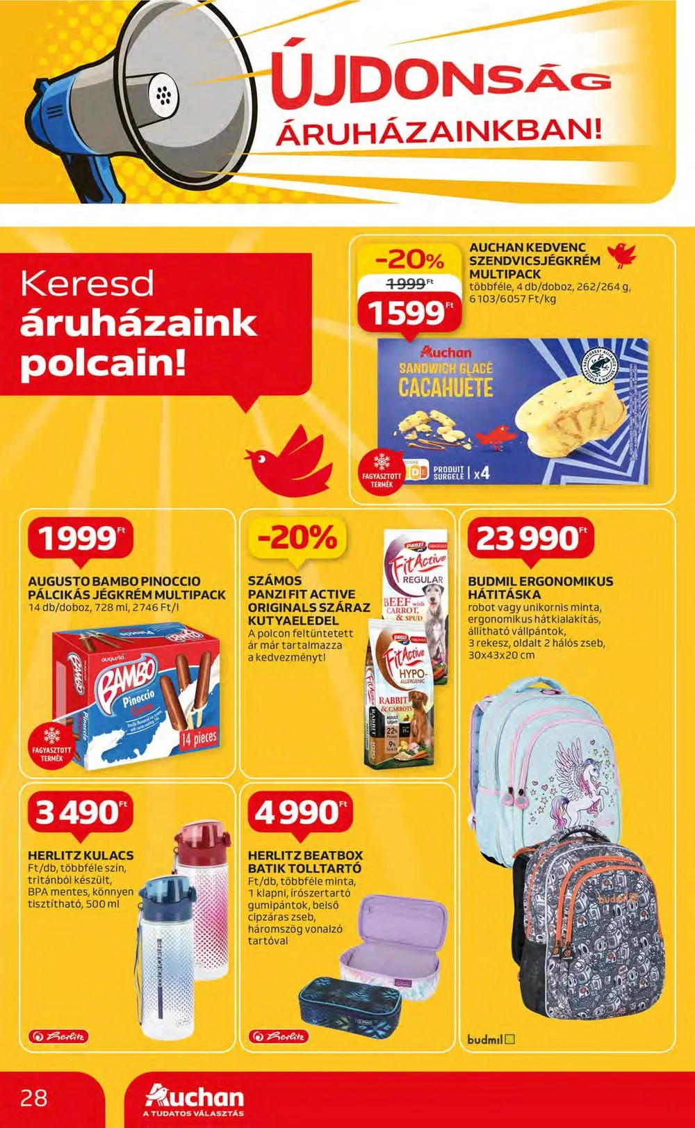 Auchan akciós újság Hipermarket 07.25–07.31 – 28. oldal