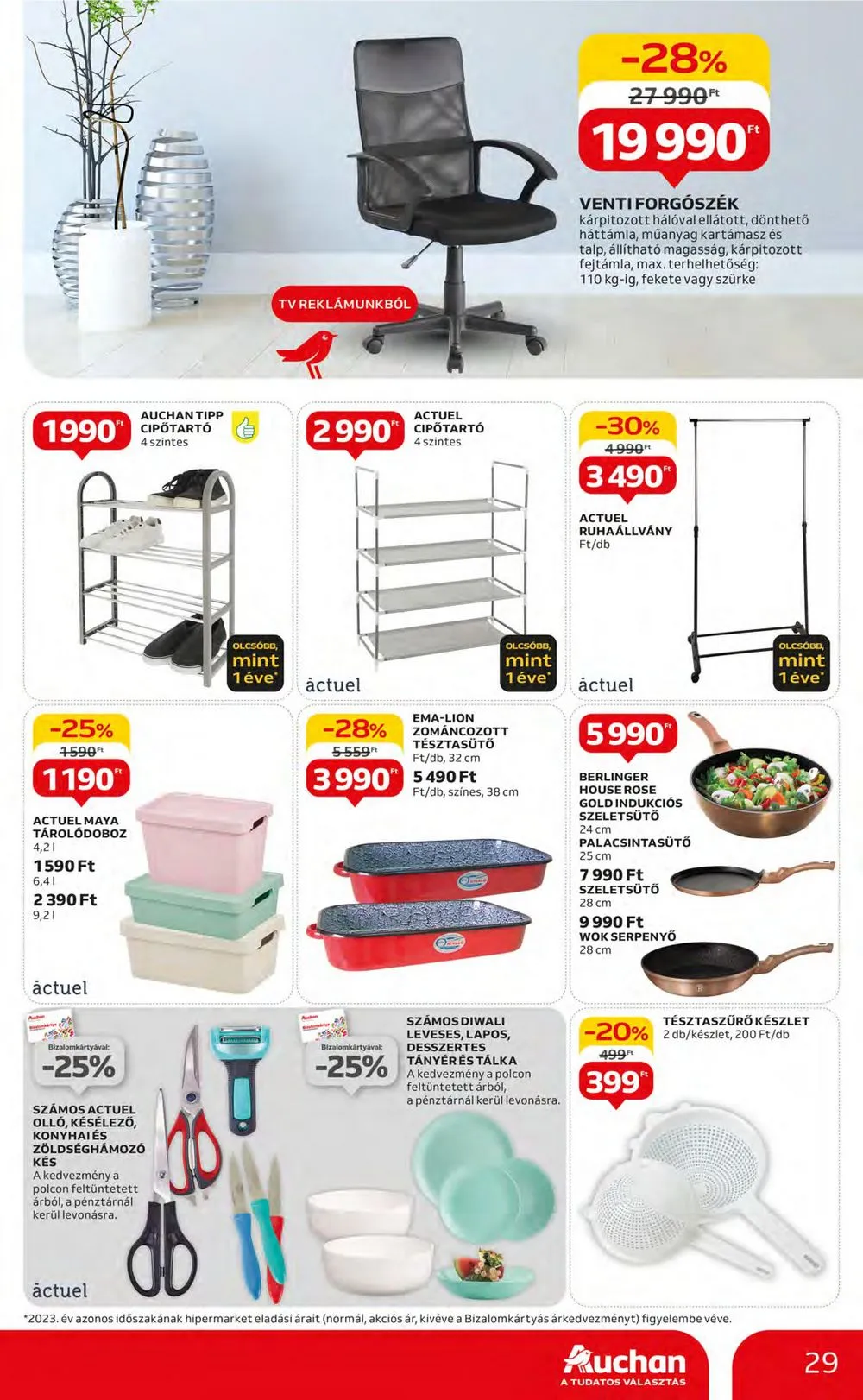 Auchan akciós újság Hipermarket 07.25–07.31 – 29. oldal
