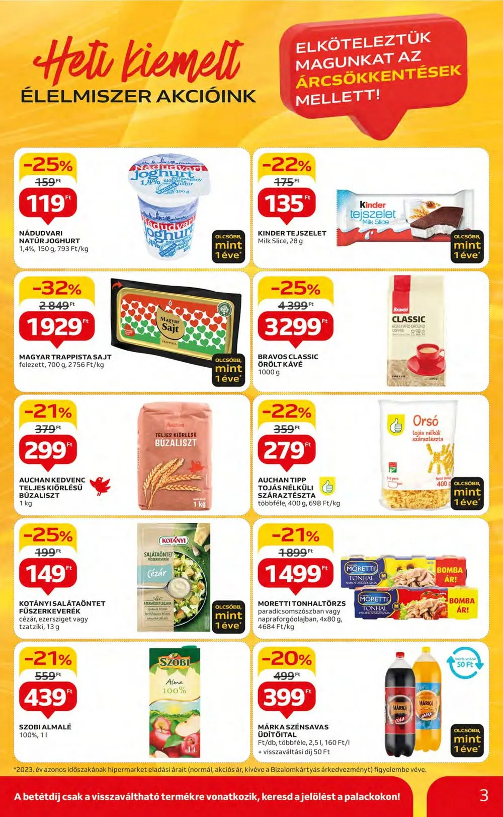 Auchan akciós újság Hipermarket 07.25–07.31 – 3. oldal