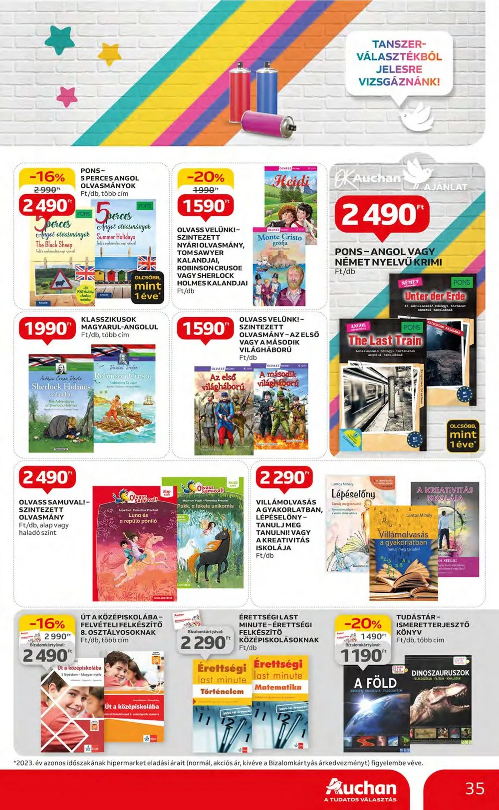 Auchan akciós újság Hipermarket 07.25–07.31 – 35. oldal