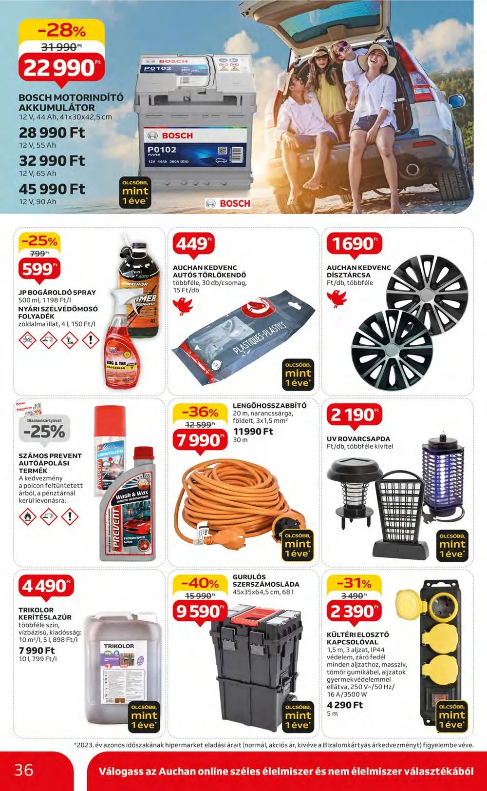 Auchan akciós újság Hipermarket 07.25–07.31 – 36. oldal