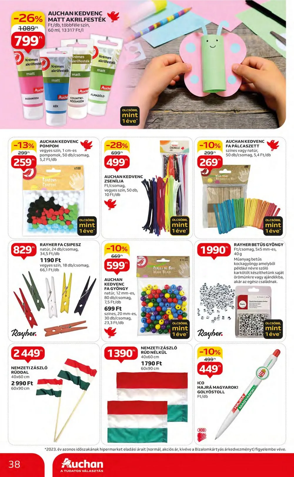 Auchan akciós újság Hipermarket 07.25–07.31 – 38. oldal